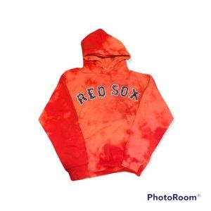 Vintage Acid Wash Boston Red Sox Hoodie, Adult Mens Medium, MLB Baseball